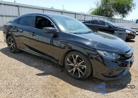 2021 Honda Civic Sport z USA, uszkodzony, nr VIN 2HGFC2F89MH532635